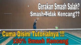 Gerakan Smash Yang Benar Versi Tubad | 100% Kencang • Tubad Tutorial Badminton