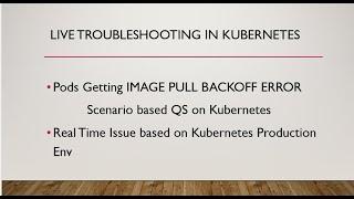 Real time Issue on Kubernetes | Live Troubleshooting i | ImagePullBackOff ERROR in Kubernetes