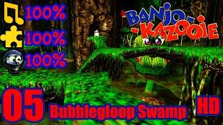 Banjo Kazooie HD 100% Walkthrough Part 5 - Bubblegloop Swamp