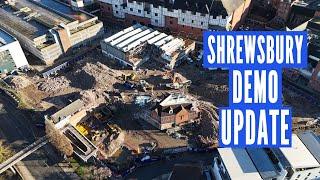 Shrewsbury Riverside Shopping Centre demolition Update November 2024