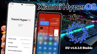 Update Terbaru Hyper OS EU v1.0.3.0 Stable Port | Android 13 Redmi Note 10 Pro