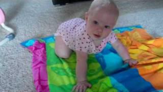 Kylie Beth is almost crawling!