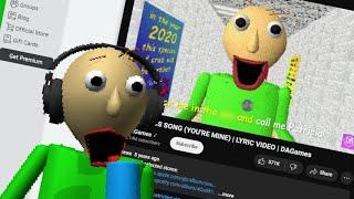 Baldi Reacts to (YOU'RE MINE) (KreekCraft Stream)