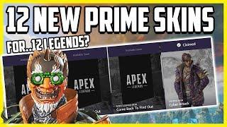 12 New Twitch Prime Skins + New Exclusive Skins Coming in Apex Legends