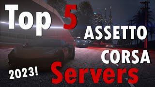 Top 5 Assetto Corsa SERVERS in 2023!