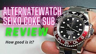 Review: Seiko Coke Sub mod by ALTERNATEWATCH.