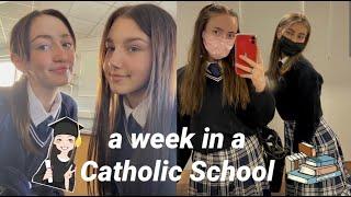 a WEEK in an ALL girls Catholic school *vlog* (Irish edition)