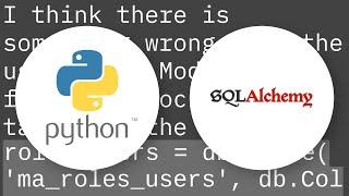 flask many-to-many-relation leads to "Multiple classes found for path"