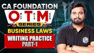 Business Laws: Companies Act Writing Practice Session (Part-1) | CA Foundation Sep 2024 | OTM Series
