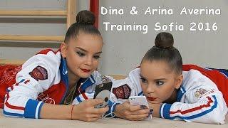 Dina & Arina Averina (RUS) Training World Cup Sofia 2016