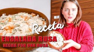 RECETA de la verdadera ENSALADA RUSA hecha por una RUSA  Ale Ivanova