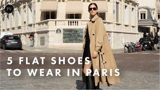 How to Style Flat Shoes Like a Parisian Girl in 2024 | Parisian Vibe