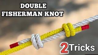 The Most Reliable Way To Join Two Ropes For Climbing, Camping and Fishing [Double Fisherman's knot]