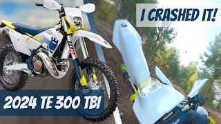 Enduro - Crash Testing 2024 Husqvarna TE300 TBI!