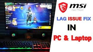 How To Fix Free Fire Lag Issue In MSI App Player 2022 | MSI Emulator Lag Settings