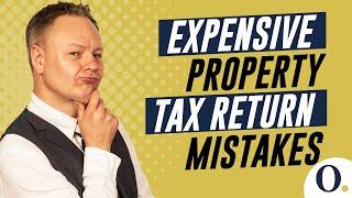 Expensive Property Tax Return Mistakes Made By Landlords and Accountants