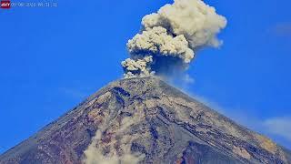 Sep 8, 2024: Landslide Triggered after Fuego Volcano Erupts