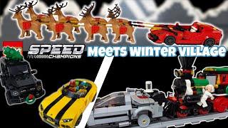 I Built Winter Scenes with LEGO Speed Champions