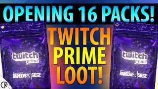 Opening 16 Twitch Prime Loot Packs - 6News - Tom Clancy's Rainbow Six Siege