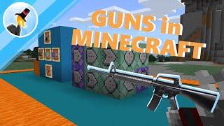 GUNS in Minecraft!: Minecraft Command Block Tutorial