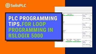 RSLogix 5000 FOR Loop Ladder Tutorial | Advanced PLC Programming Example for IO Buffering