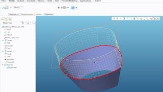 Quick Tutorial - Surface modeling with Creo Parametric 3.0