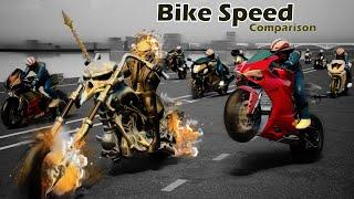 Bike Speed Comparison : Speed Comparison in 3D Animation | Fictional movies bike speed