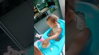 Dd Kim makannya sudah lahap lagi#makan #makananbaby #makananbaby #makanenak #makananindonesia #vlog