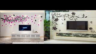 TV Wall decoration STICKERS || 3D Wallpaper for TV WALL