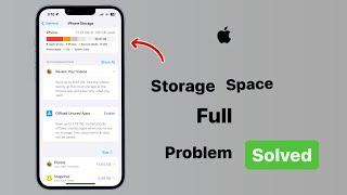 iPhone Storage full problem - iPhone storage full issue