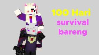 100 Hari di Minecraft Survival tapi bareng ARLIEZA