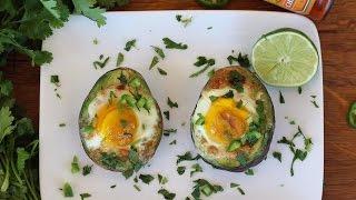 Breakfast Recipe: Baked Eggs in Avocado by Everyday Gourmet with Blakely