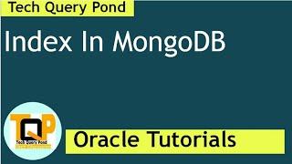 MongoDB Indexing : Index In MongoDB