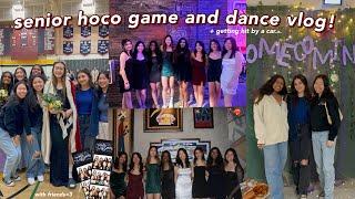 SCHOOL DANCE VLOG AND GRWM! senior year formal dance vlog: school game and dance vlog fun dance vlog