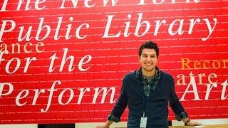 William Paterson Broadcast Media Student Interns at NY Public Library