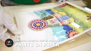 Creative Services: Digital Printing - Prints on Paper