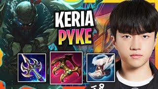 KERIA IS A GOD WITH PYKE SUPPORT! | T1 Keria Plays Pyke Support vs Gragas!  Season 2024