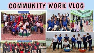 COMMUNITY WORK VLOG | INARA VLOGS | #rie #college #bhubaneswar #chilikalake #travel #travelvlog