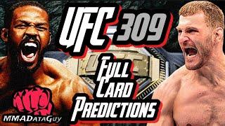 UFC 309 Full Card Predictions and Analysis