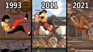 Evolution of Liu Kang's Bicycle Kick (1993-2021)