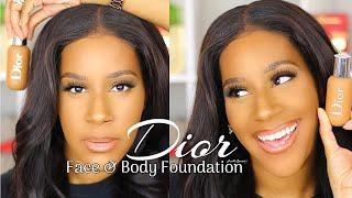 2021 Dior Backstage Face & Body Foundation Review 4.5w | First Impressions + Wear Test on Dry Skin