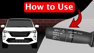 How to Use Car Lights Properly #drivingtips