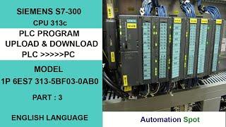 How Can You Upload and Download Plc Program From Siemens S7-300 By Using MPI | Part 3