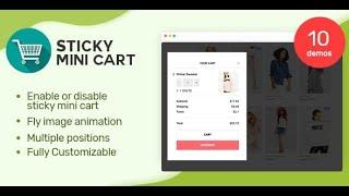 Best Ajax Sticky Mini Cart For WooCommerce | Wordpress Tutorials 2021