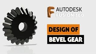 Bevel Gear | Design and render  of bevel gear in fusion 360 | Fusion 360 tutorial | schyuler plus