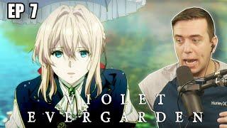 VIOLET LEARNS THE TRUTH ABOUT GILBERT! | Violet Evergarden Episode 7 | REACTION