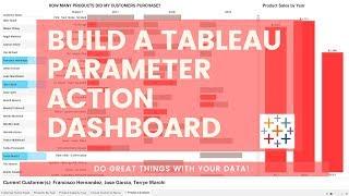 Build a Tableau Analysis Dashboard with Parameter Actions