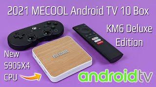 2021 MECOOL KM6 Deluxe Review, S905X4 Official Android TV 10.0 BOX