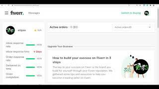 Not showing dashboard in fiverr site fixed!