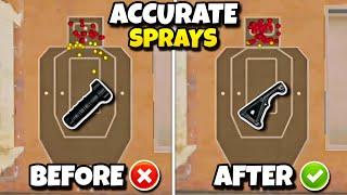 How To Get Accurate Sprays (Guide) | Control Horizontal Recoil (Left & Right) PUBG MOBILE / BGMI